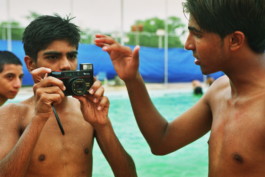 Zwei Workshop-Teilnehmer in Lahore 